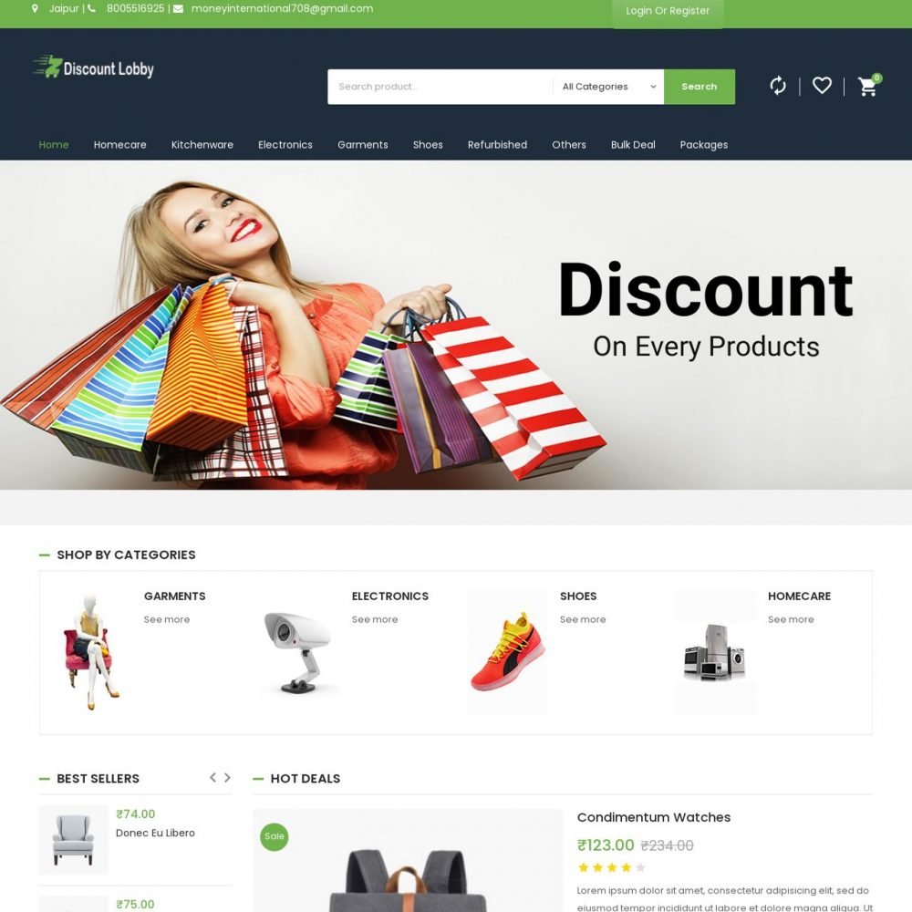 Discount Lobby – Ecommerce Site