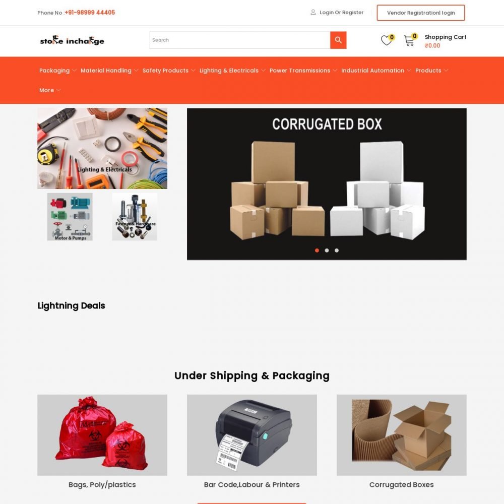 Store In Charge – Ecommerce Site
