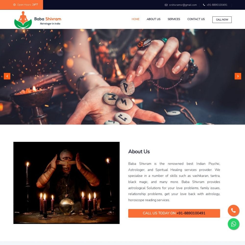 Baba Shivram – Astrology Website