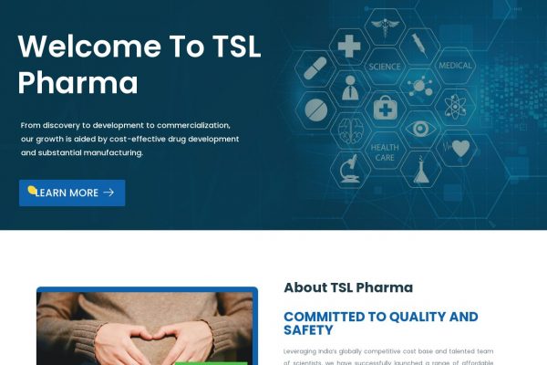 Pharma Website – Informative and Medical Website
