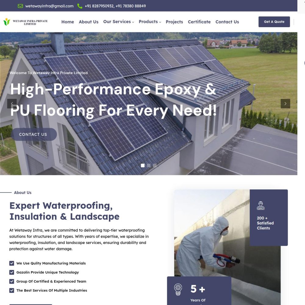 Wetaway Infra Private Limited