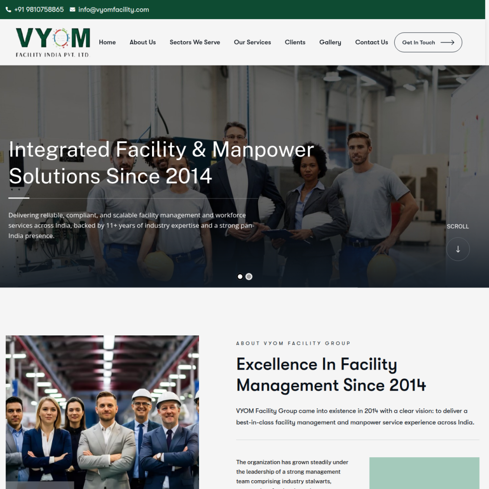 VYOM Facility India Pvt. Ltd.