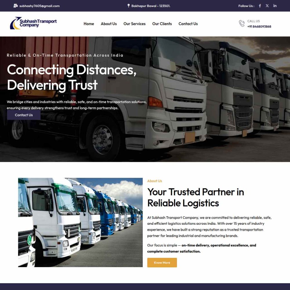 Subhash Transport Company