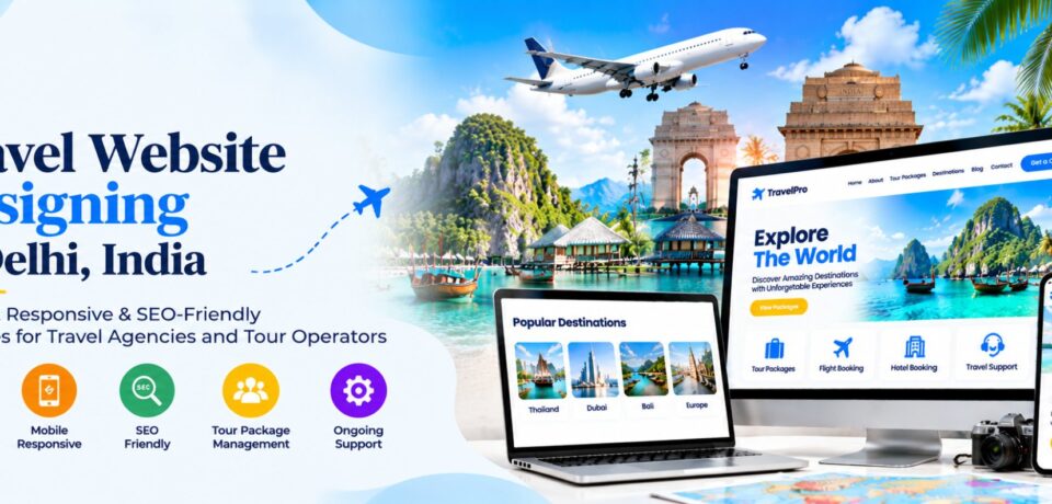 Travel Website Designing in Delhi Banner